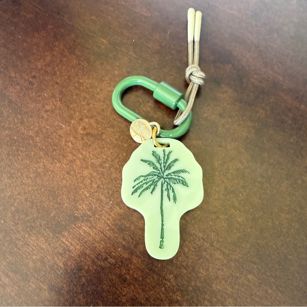 Green Palm Tree Keychain